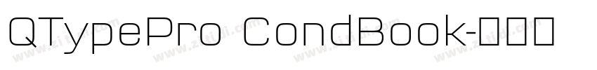 QTypePro CondBook字体转换